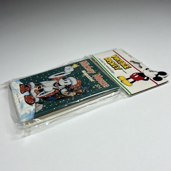 Kurt Adler Mini Book Disney Mickey Mouse Magazine Santa's Whiskers Ornament W245 - Picture 3 of 4